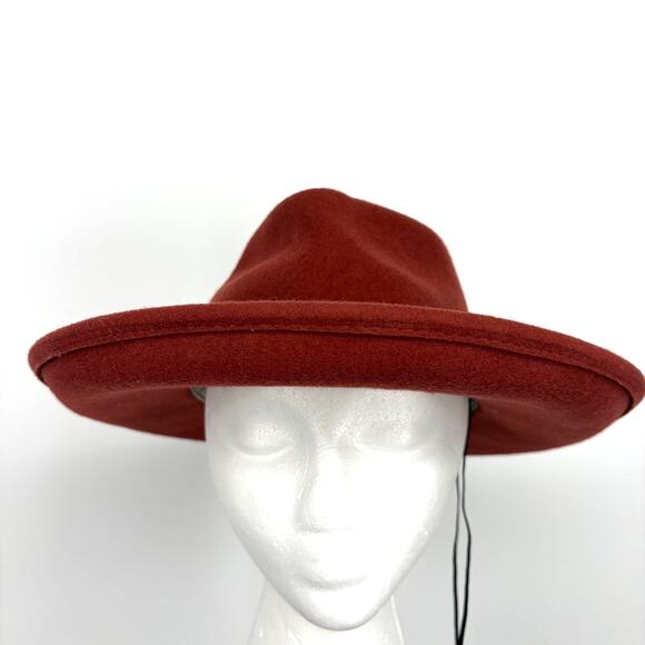 Scala Women\'s Palermo Rancher Wool Felt Hat Adjustable Size Rust Color main image 10